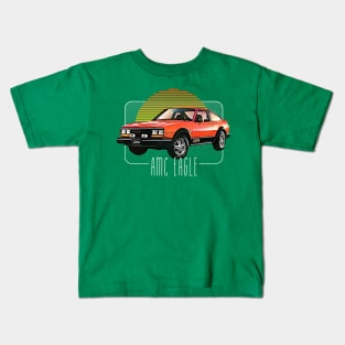 AMC Eagle / Retro Classic Car Lover Design Kids T-Shirt